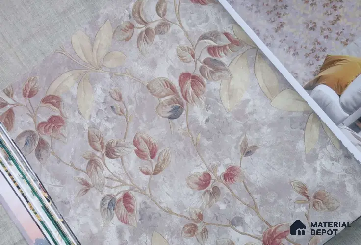 HM140 | 10 Meter x 21 Inches Florals Look Wallpaper - 57.41 Sq. Ft. | Minimum 15% wastage during installation