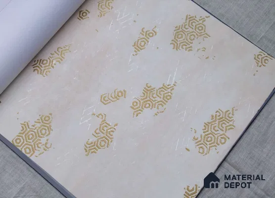 HM156 | 10 Meter x 21 Inches Patterned Look Wallpaper - 57.41 Sq. Ft. | Minimum 15% wastage during installation