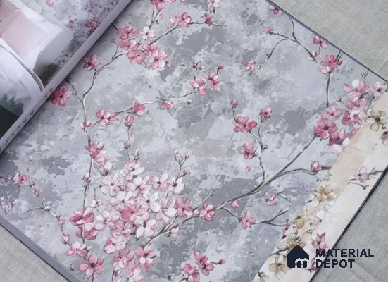 HM157 | 10 Meter x 21 Inches Florals Look Wallpaper - 57.41 Sq. Ft. | Minimum 15% wastage during installation