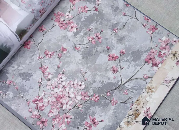 HM157 | 10 Meter x 21 Inches Florals Look Wallpaper - 57.41 Sq. Ft. | Minimum 15% wastage during installation