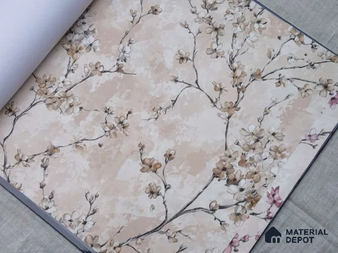 HM158 | 10 Meter x 21 Inches Florals Look Wallpaper - 57.41 Sq. Ft. | Minimum 15% wastage during installation