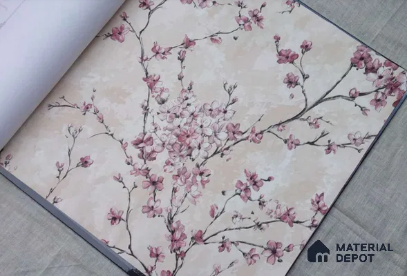 HM159 | 10 Meter x 21 Inches Florals Look Wallpaper - 57.41 Sq. Ft. | Minimum 15% wastage during installation