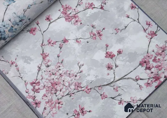 HM161 | 10 Meter x 21 Inches Florals Look Wallpaper - 57.41 Sq. Ft. | Minimum 15% wastage during installation