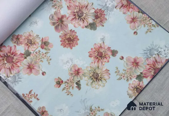 HM164 | 10 Meter x 21 Inches Florals Look Wallpaper - 57.41 Sq. Ft. | Minimum 15% wastage during installation