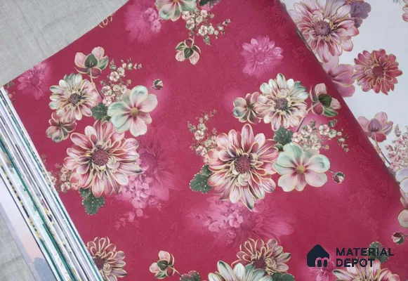 HM166 | 10 Meter x 21 Inches Florals Look Wallpaper - 57.41 Sq. Ft. | Minimum 15% wastage during installation