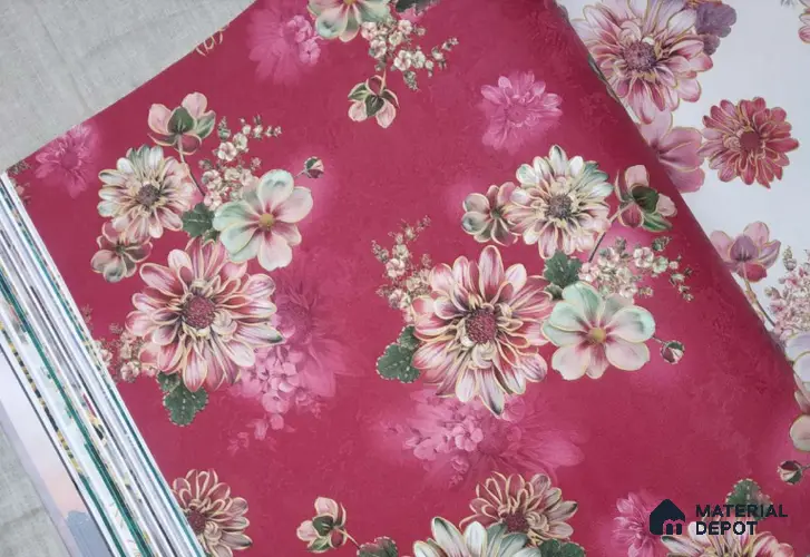 HM166 | 10 Meter x 21 Inches Florals Look Wallpaper - 57.41 Sq. Ft. | Minimum 15% wastage during installation
