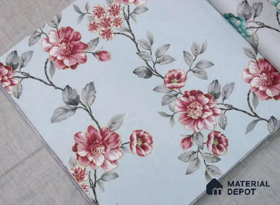 HM167 | 10 Meter x 21 Inches Florals Look Wallpaper - 57.41 Sq. Ft. | Minimum 15% wastage during installation