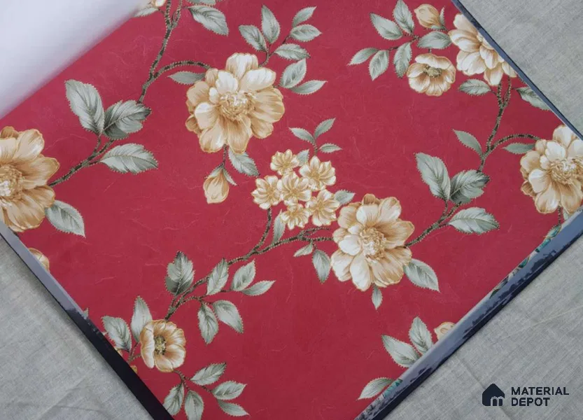 HM171 | 10 Meter x 21 Inches Florals Look Wallpaper - 57.41 Sq. Ft. | Minimum 15% wastage during installation