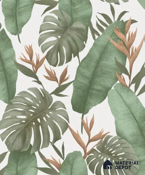 M15-1 | 10 Meter x 21 Inches Florals Look Wallpaper - 57.37 Sq. Ft. | Minimum 15% wastage during installation