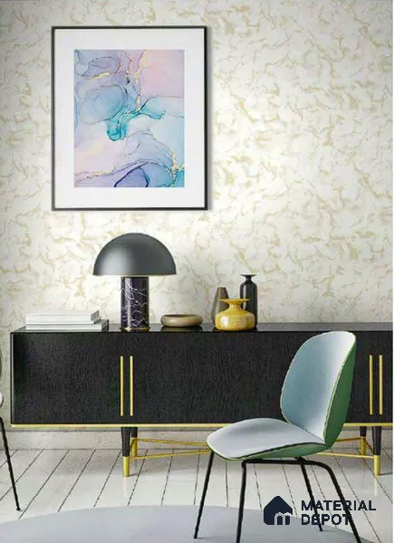 N10-2 | 10 Meter x 21 Inches Marble Look Wallpaper - 57.41 Sq. Ft. | Minimum 10% wastage during installation