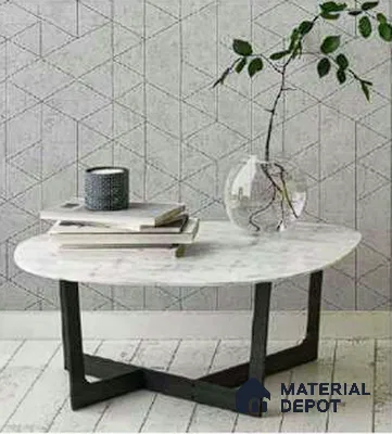 N14-2 | 10 Meter x 21 Inches Geometric Look Wallpaper - 57.41 Sq. Ft. | Minimum 15% wastage during installation