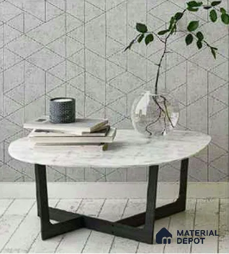 N14-2 | 10 Meter x 21 Inches Geometric Look Wallpaper - 57.41 Sq. Ft. | Minimum 15% wastage during installation