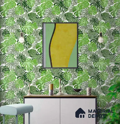 N4-2 | 10 Meter x 21 Inches Florals Look Wallpaper - 57.41 Sq. Ft. | Minimum 15% wastage during installation