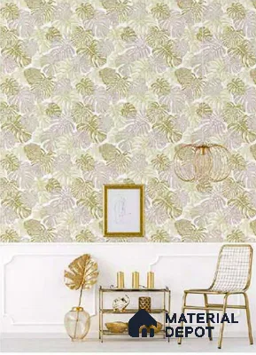 N4-3 | 10 Meter x 21 Inches Florals Look Wallpaper - 57.41 Sq. Ft. | Minimum 15% wastage during installation