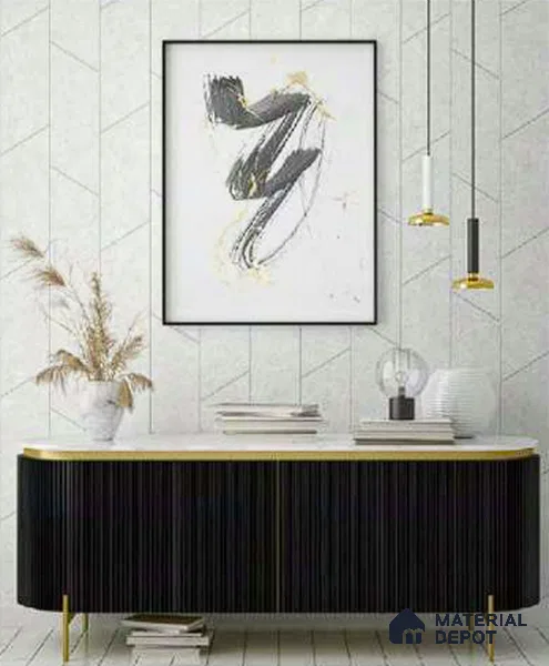 N6-2 | 10 Meter x 21 Inches Geometric Look Wallpaper - 57.41 Sq. Ft. | Minimum 15% wastage during installation