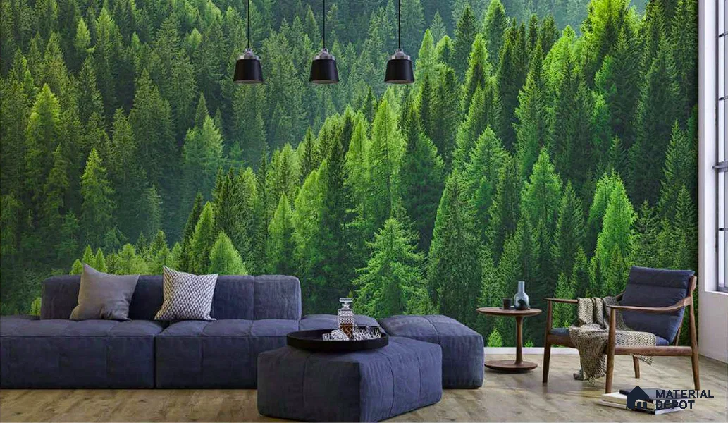 NM03 | 10 Meter x 21 Inches Tropical Look Wallpaper - 57.41 Sq. Ft. | Minimum 15% wastage during installation