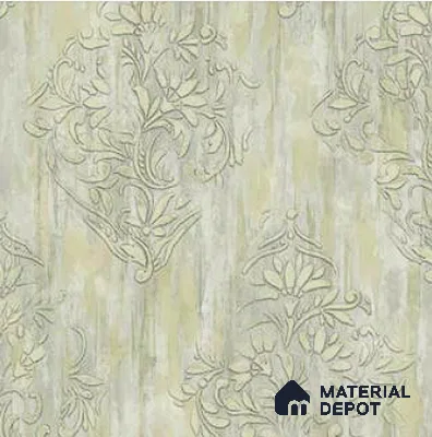 PAR902 | 10 Meter x 21 Inches Damask Look Wallpaper - 57.41 Sq. Ft. | Minimum 15% wastage during installation