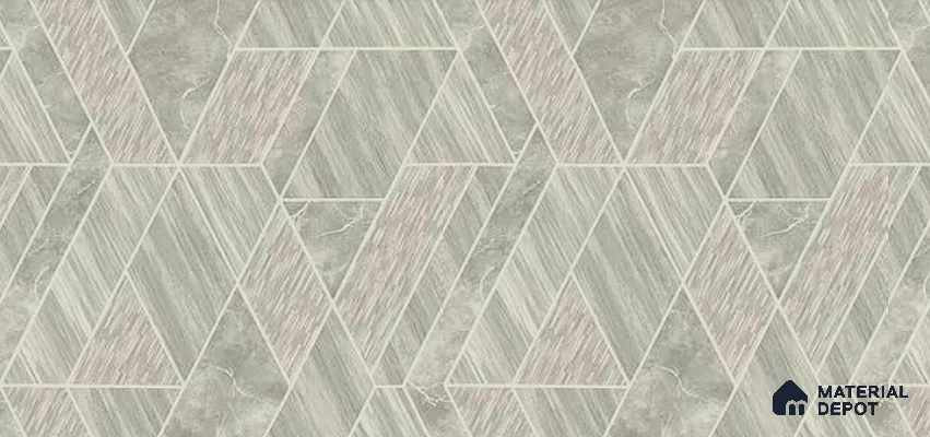 QUA1504 | 10 Meter x 21 Inches Geometric Look Wallpaper - 57.41 Sq. Ft. | Minimum 15% wastage during installation