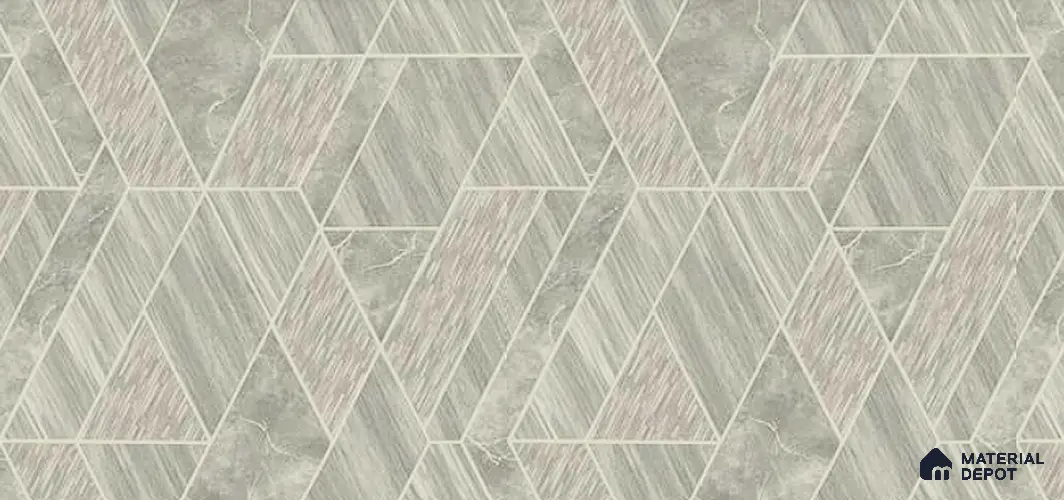 QUA1504 | 10 Meter x 21 Inches Geometric Look Wallpaper - 57.41 Sq. Ft. | Minimum 15% wastage during installation