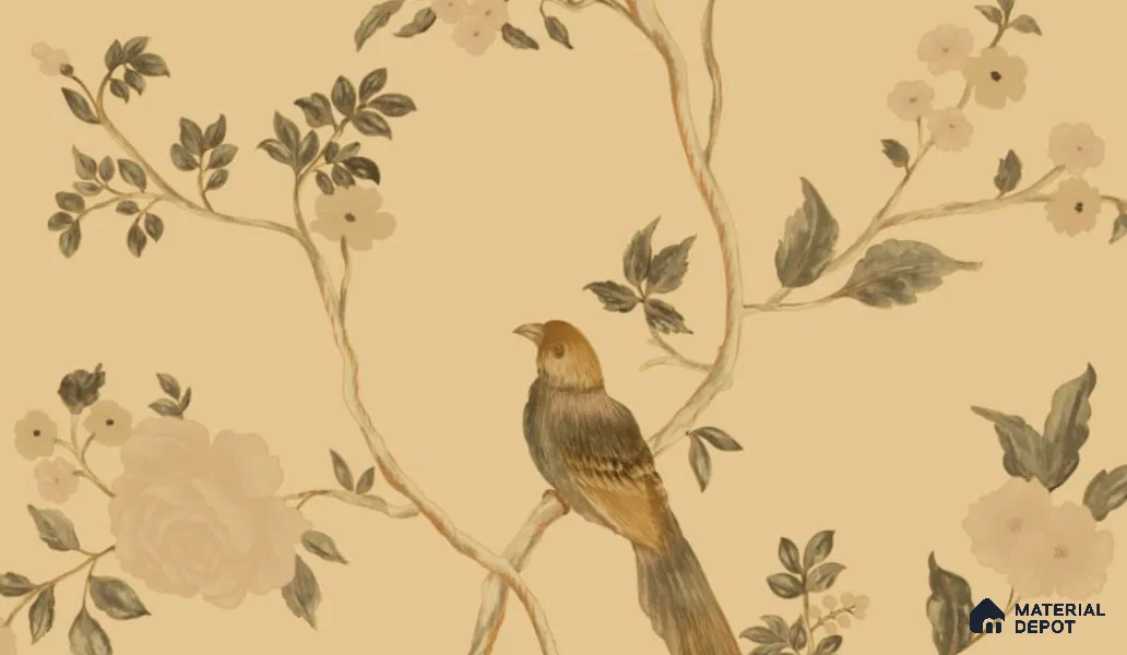 SA6201-4 | 10 Meter x 21 Inches Florals Look Wallpaper - 57.37 Sq. Ft.