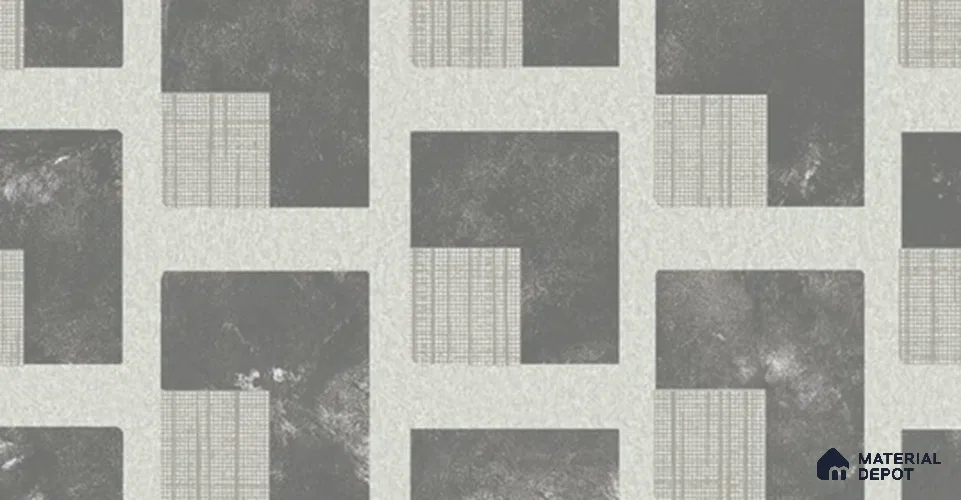 SY1143 F | 10 Meter x 21 Inches Geometric Look Wallpaper - 57.37 Sq. Ft. | Minimum 15% wastage during installation
