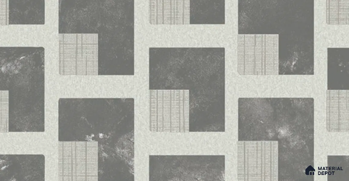 SY1143 F | 10 Meter x 21 Inches Geometric Look Wallpaper - 57.37 Sq. Ft. | Minimum 15% wastage during installation