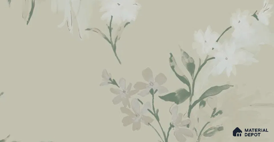 SY1171 F | 10 Meter x 21 Inches Florals Look Wallpaper - 57.37 Sq. Ft. | Minimum 15% wastage during installation
