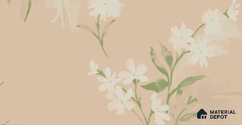 SY1172 F | 10 Meter x 21 Inches Florals Look Wallpaper - 57.37 Sq. Ft. | Minimum 15% wastage during installation