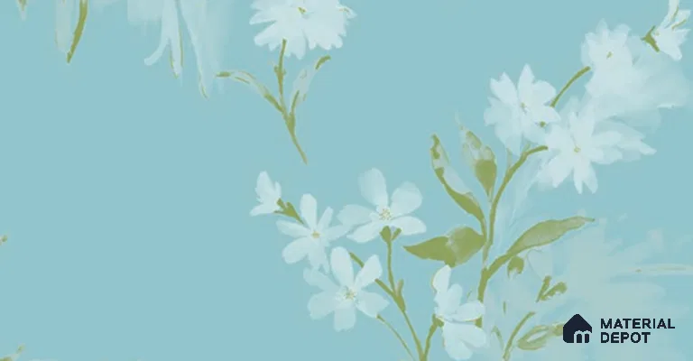 SY1173 F | 10 Meter x 21 Inches Florals Look Wallpaper - 57.37 Sq. Ft. | Minimum 15% wastage during installation
