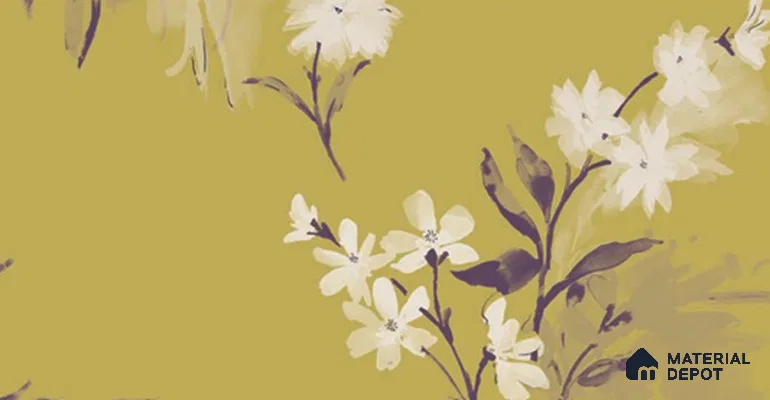 SY1174 F | 10 Meter x 21 Inches Florals Look Wallpaper - 57.37 Sq. Ft. | Minimum 15% wastage during installation