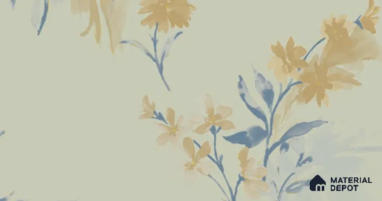 SY1175 F | 10 Meter x 21 Inches Florals Look Wallpaper - 57.37 Sq. Ft. | Minimum 15% wastage during installation