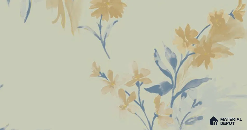 SY1175 F | 10 Meter x 21 Inches Florals Look Wallpaper - 57.37 Sq. Ft. | Minimum 15% wastage during installation