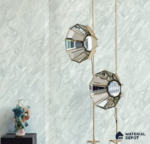 WK-110-26 | 10 Meter x 21 Inches Marble Look Wallpaper - 57.41 Sq. Ft. | Minimum 10% wastage during installation
