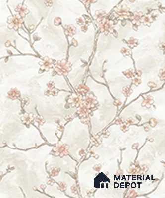 WK120-2 | 10 Meter x 21 Inches Florals Look Wallpaper - 57.41 Sq. Ft. | Minimum 15% wastage during installation