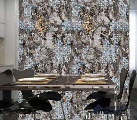 WK100-20 | 10 Meter x 21 Inches Patterned Look Wallpaper - 57.41 Sq. Ft. | Minimum 15% wastage during installation