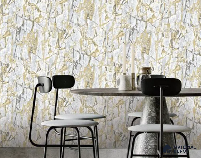 WK100-51 | 10 Meter x 21 Inches Patterned Look Wallpaper - 57.41 Sq. Ft. | Minimum 15% wastage during installation