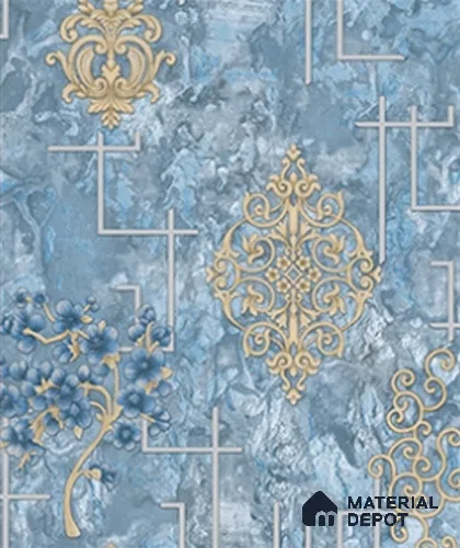 WK120-32 | 10 Meter x 21 Inches Patterned Look Wallpaper - 57.41 Sq. Ft. | Minimum 15% wastage during installation