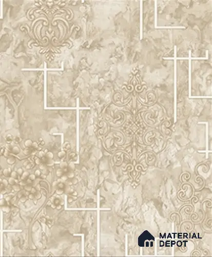 WK120-33 | 10 Meter x 21 Inches Patterned Look Wallpaper - 57.41 Sq. Ft. | Minimum 15% wastage during installation