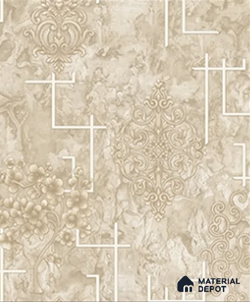 WK120-33 | 10 Meter x 21 Inches Patterned Look Wallpaper - 57.41 Sq. Ft. | Minimum 15% wastage during installation