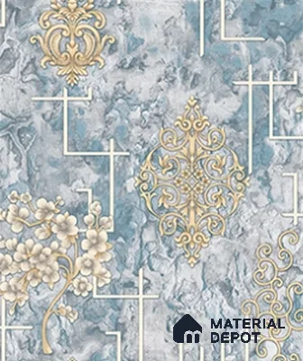 WK120-34 | 10 Meter x 21 Inches Patterned Look Wallpaper - 57.41 Sq. Ft. | Minimum 15% wastage during installation