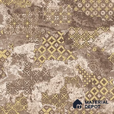 WK120-43 | 10 Meter x 21 Inches Patterned Look Wallpaper - 57.41 Sq. Ft. | Minimum 15% wastage during installation