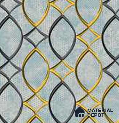 WK160-17 | 10 Meter x 21 Inches Patterned Look Wallpaper - 57.37 Sq. Ft. | Minimum 15% wastage during installation