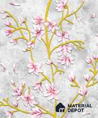 WK160-43 | 10 Meter x 21 Inches Florals Look Wallpaper - 57.37 Sq. Ft. | Minimum 15% wastage during installation