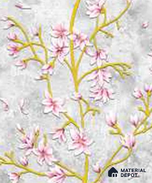 WK160-43 | 10 Meter x 21 Inches Florals Look Wallpaper - 57.37 Sq. Ft. | Minimum 15% wastage during installation