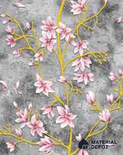 WK160-44 | 10 Meter x 21 Inches Florals Look Wallpaper - 57.37 Sq. Ft. | Minimum 15% wastage during installation