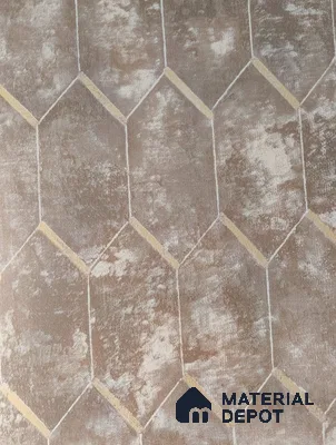 WK2-215 | 10 Meter x 21 Inches Geometric Look Wallpaper - 57.37 Sq. Ft. | Minimum 15% wastage during installation