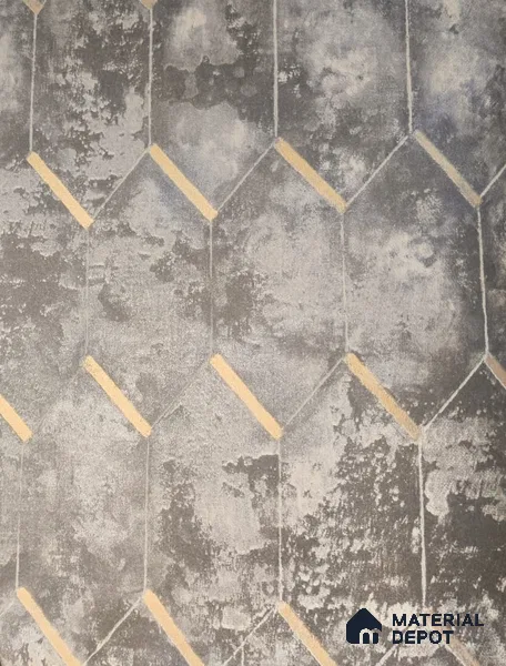 WK2-222 | 10 Meter x 21 Inches Geometric Look Wallpaper - 57.37 Sq. Ft. | Minimum 15% wastage during installation