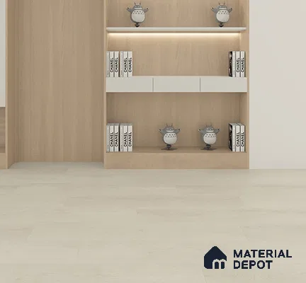 SPC Matte Finish Flooring Meriline Mapple Wood White SP 00075 F | 48 x 7 inch (1220x180 mm) - 5 mm | Wear Layer 0.3 mm | R9 Slip Resistance | Unilin Uniclic Locking System | 10Y Residential & 5Y Commercial Warranty