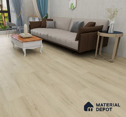 SPC Matte Finish Flooring Meriline Tres Naturale SP 00075 G | 48 x 7 inch (1220x180 mm) - 5 mm | Wear Layer 0.3 mm | R9 Slip Resistance | Unilin Uniclic Locking System | 10Y Residential & 5Y Commercial Warranty