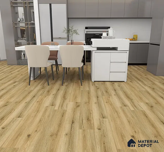 SPC Matte Finish Flooring Meriline Antique Pine SP 00076 C | 48 x 7 inch (1220x180 mm) - 5 mm | Wear Layer 0.3 mm | R9 Slip Resistance | Unilin Uniclic Locking System | 10Y Residential & 5Y Commercial Warranty